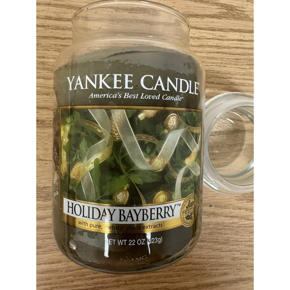 Yankee Candle HOLIDAY BAYBERRY Large Jar Housewarmer 22oz New